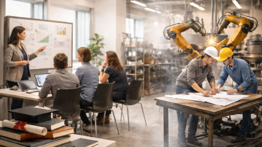 Pedagogia industriale, formazione autogenerativa e lavoratore pensante